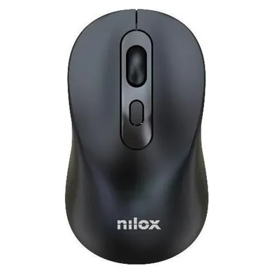 Ratón Nilox Bluetooth Wireless 1600DPI Schwarz 4 Tasten Optisch Kompakt