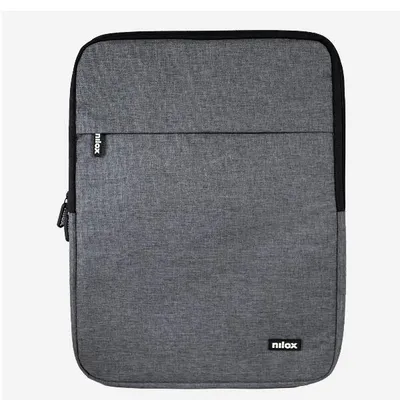 Nilox 14.1" Graue gepolsterte Sleeve-Hülle für Laptops und Tablets
