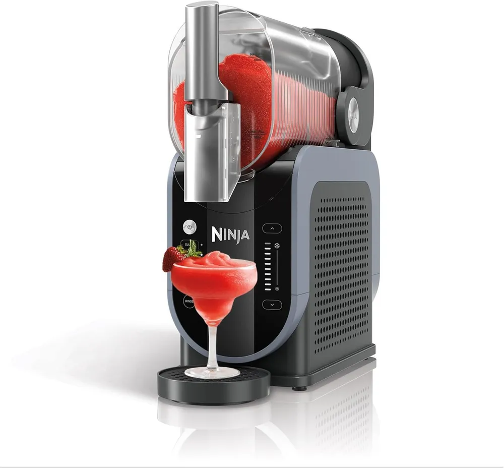 NINJA Slush-Eismaschine für Slush, Eis-Cocktails, Frappé, Milchshakes, gefrorenen Saft FS301EU