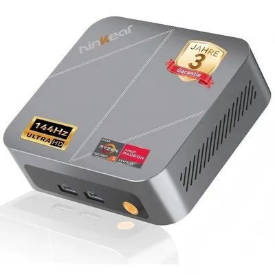 Mini-PC Ninkear M7 AMD Ryzen 5 7430U Radeon 16GB 512GB SSD Windows 11 Pro Ultra-leise WiFi 6