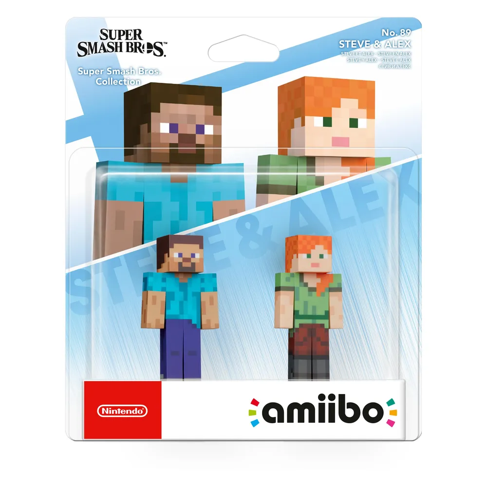 Nintendo amiibo Steve & Alex - Super Smash Bros