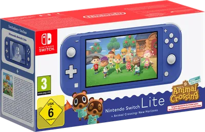 Nintendo Switch Lite Animal Crossing New Horizons Edition Blau