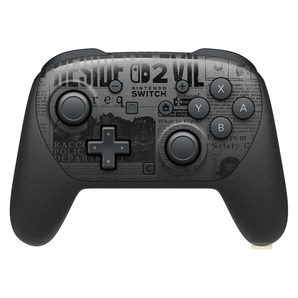 Nintendo Switch 2 Pro Controller Resident Evil Requiem Edition