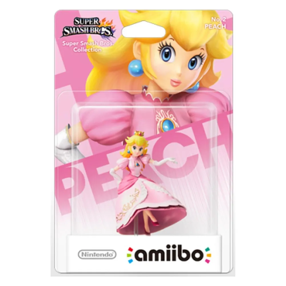 amiibo Figur NINTENDO Peach No.2 Multicolor NFC Super Smash Bros.