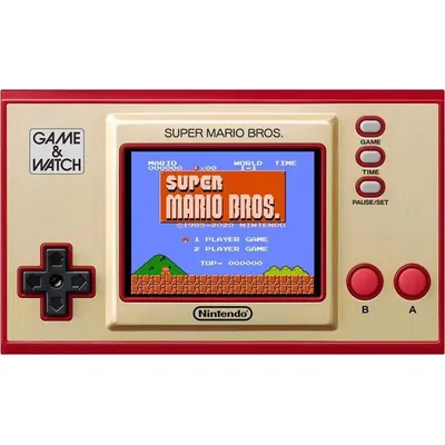Nintendo Game and Watch Super Mario Bros Retro ARM Intern 0GB USB C Beige Rot