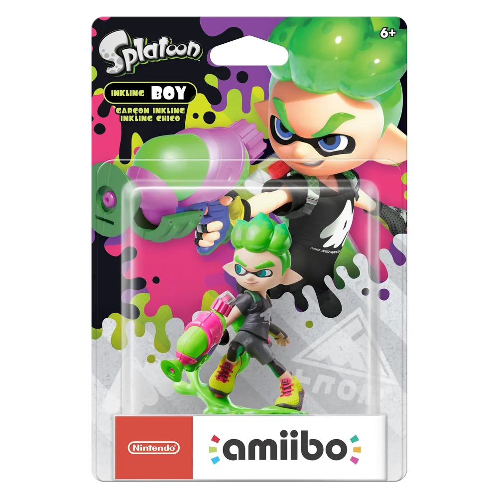 Nintendo amiibo Splatoon Inkling Junge (Neon-Grün)
