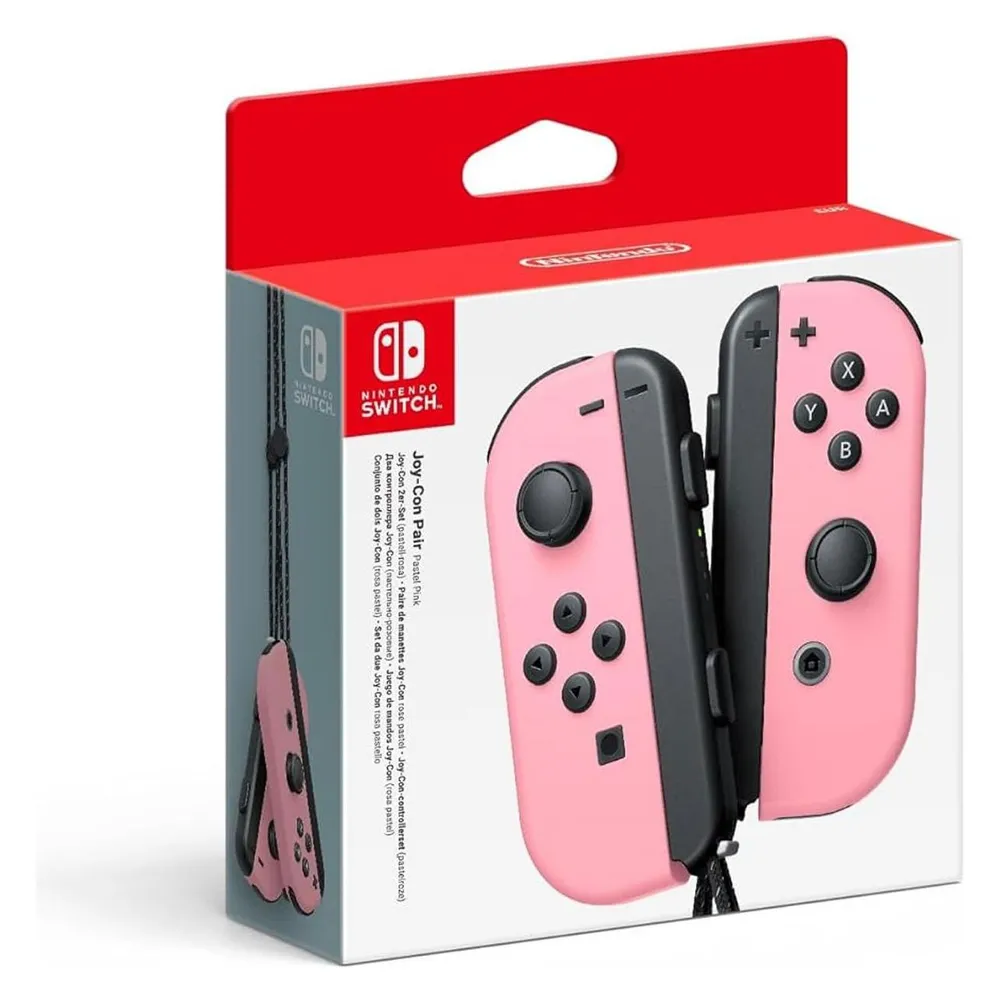 Joy-Con 2er-Set, Pastell-Rosa, Princess Peach Design Nintendo Switch Controller