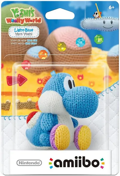 Nintendo amiibo Woll-Yoshi hellblau (NEU & OVP) Zubehör Nintendo