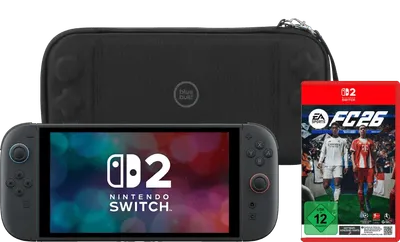 Nintendo Switch 2 + EA Sports FC 26 + BlueBuilt Schutzhülle