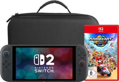 Nintendo Switch 2 + Mario Kart World + BlueBuilt Travel Case