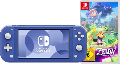 Nintendo Switch Lite Blau + Zelda: Echoes of Wisdom