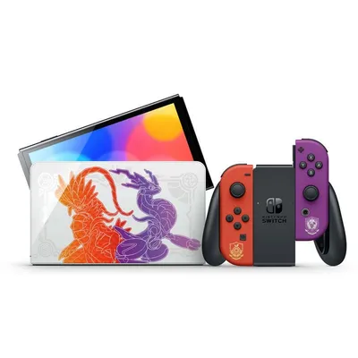 Nintendo Switch OLED Limited Edition Pokémon Scharlachrot/Lila