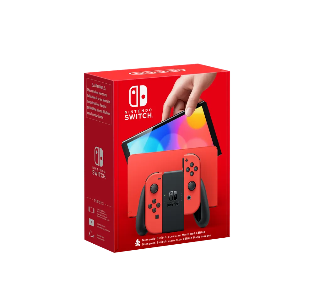Nintendo Switch (OLED Modell) Mario-Edition Rot