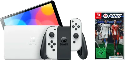 Nintendo Switch OLED Weiß + EA Sports FC 26