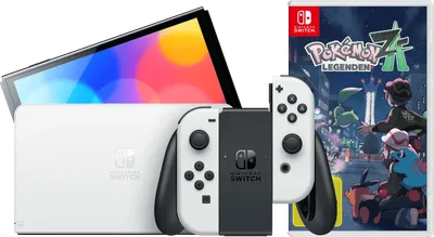 Nintendo Switch OLED Weiß + Pokémon-Legenden: Z-A
