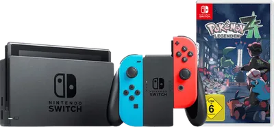 Nintendo Switch Rot/Blau + Pokémon-Legenden: Z-A