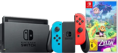 Nintendo Switch Rot/Blau + Zelda: Echoes of Wisdom