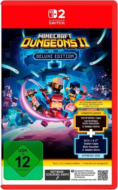 Minecraft Dungeons II Deluxe Edition Nintendo Switch 2