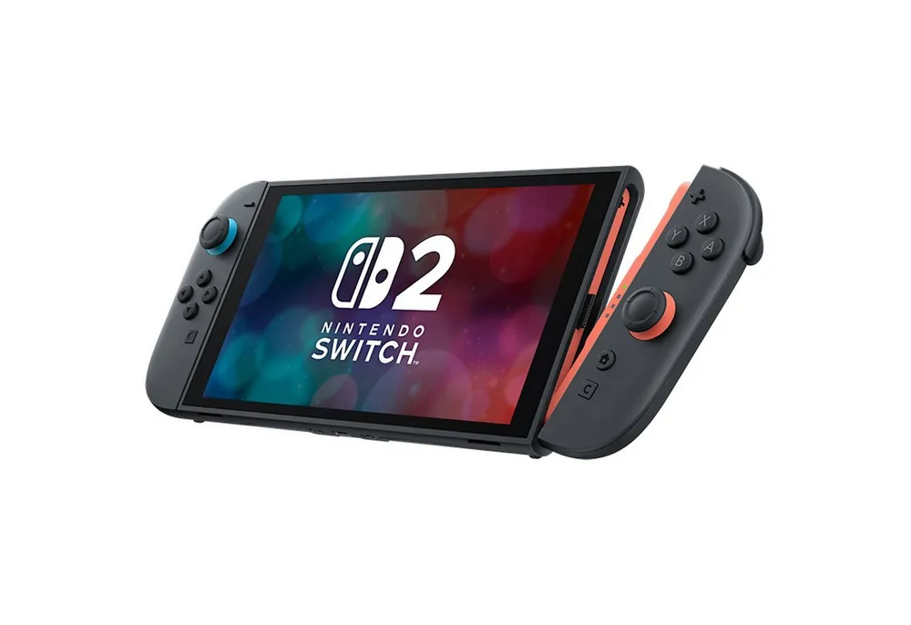 Nintendo Switch 2 Nintendo Switch 2 Schwarz – Hybrid-Konsole mit 7,9" HDR-Display (Nur Spielekonsole St), Joy-Con 2, 256GB Speicher, 4K-Support