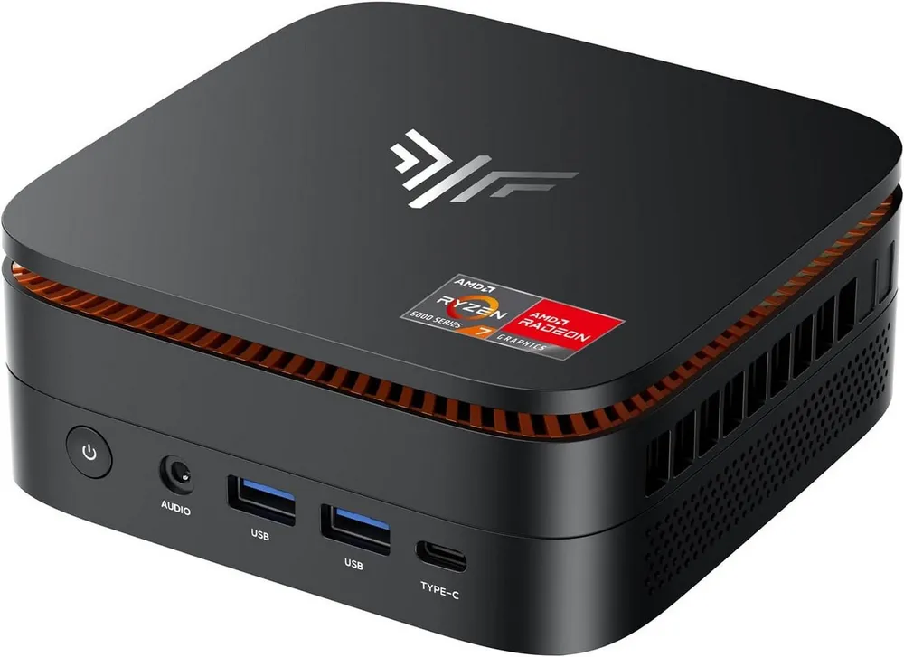 NiPoGi H1 AMD Ryzen 7 7735HS, 16/24 GB LPDDR5 RAM, 512GB SSD, Gaming Mini-PC (AMD Ryzen 7 7735HS, 16 GB RAM, 512 GB SSD, AMD Radeon Graphics, 4K Triple Display, WLAN 6, Bluetooth 5.2)