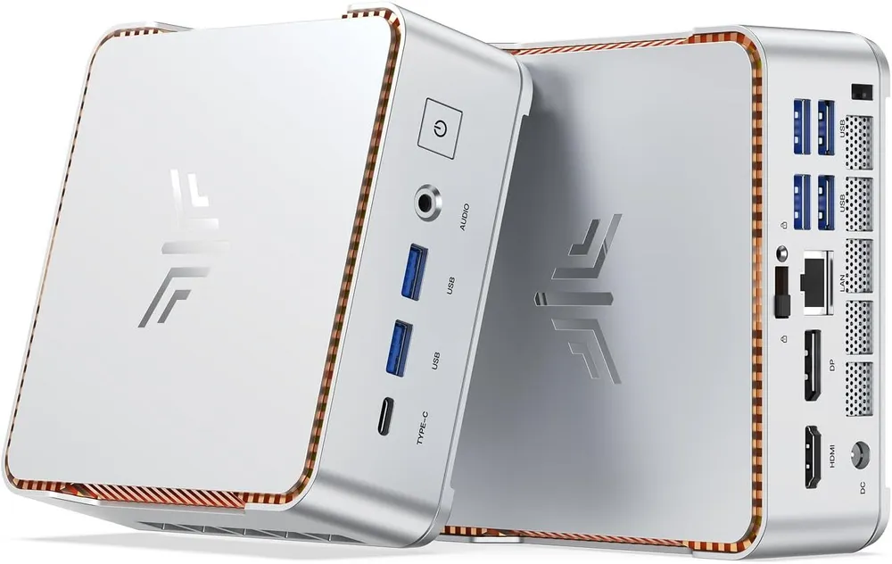 NiPoGi H2 Intel Core i9-14900HX, 32GB DDR4 RAM, 1 TB NVMe SSD, Windows 11 PRO Mini-PC (Intel Core i9-14900HX 14900HX, Intel® UHD Graphics for 14th Gen Intel® Processors, 32 GB RAM, 1024 GB SSD, bis zu 5.8 GHz, Triple Display,WiFi 6, Gaming PC für Büro Home Schule)