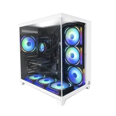 Desktop-PC Nitropc Extremo AMD Ryzen 5 8400F 32GB 1TB SSD RX 9060 XT Windows 11 Weiß
