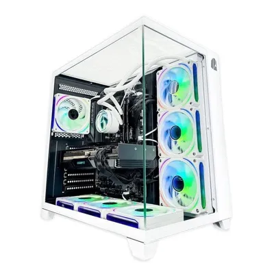 Desktop-PC Nitropc Extremo AMD Ryzen 7 5700X 32GB 1TB SSD RTX 5070 Windows 11 Weiß