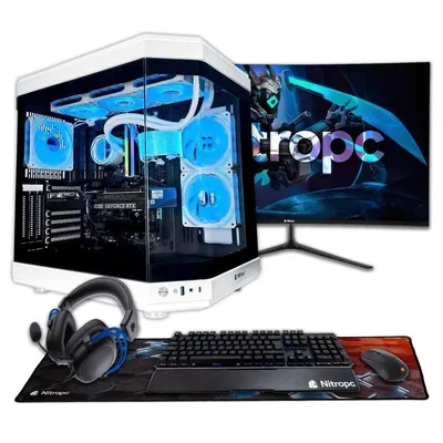 Desktop-PC Nitropc Pack Boost Intel Core Ultra 7 270K Plus 32GB 2TB SSD RTX 5080 Windows 11 Pro weiß