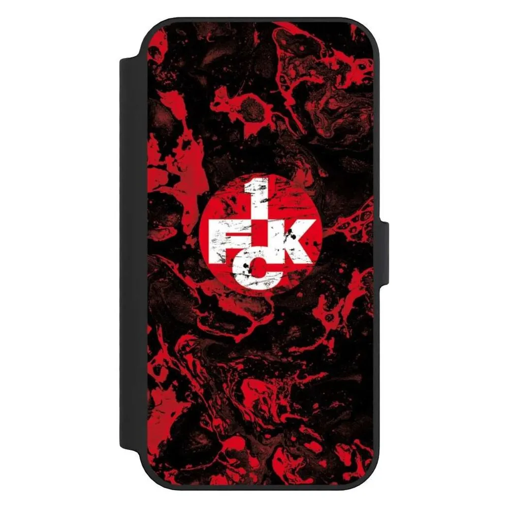 Nivocase Klapphülle für Apple iPhone 14 Pro Max Handyhülle aus Kunst Leder NIVOflip schwarz 1. FC (Apple iPhone 14 Pro Max)