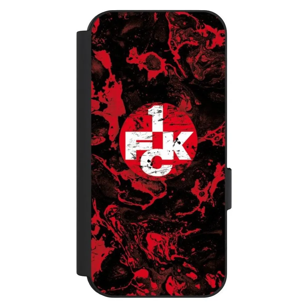 Nivocase Klapphülle für Google Pixel 9 Pro Handyhülle aus Kunst Leder NIVOflip schwarz 1. FC Kaiserslautern