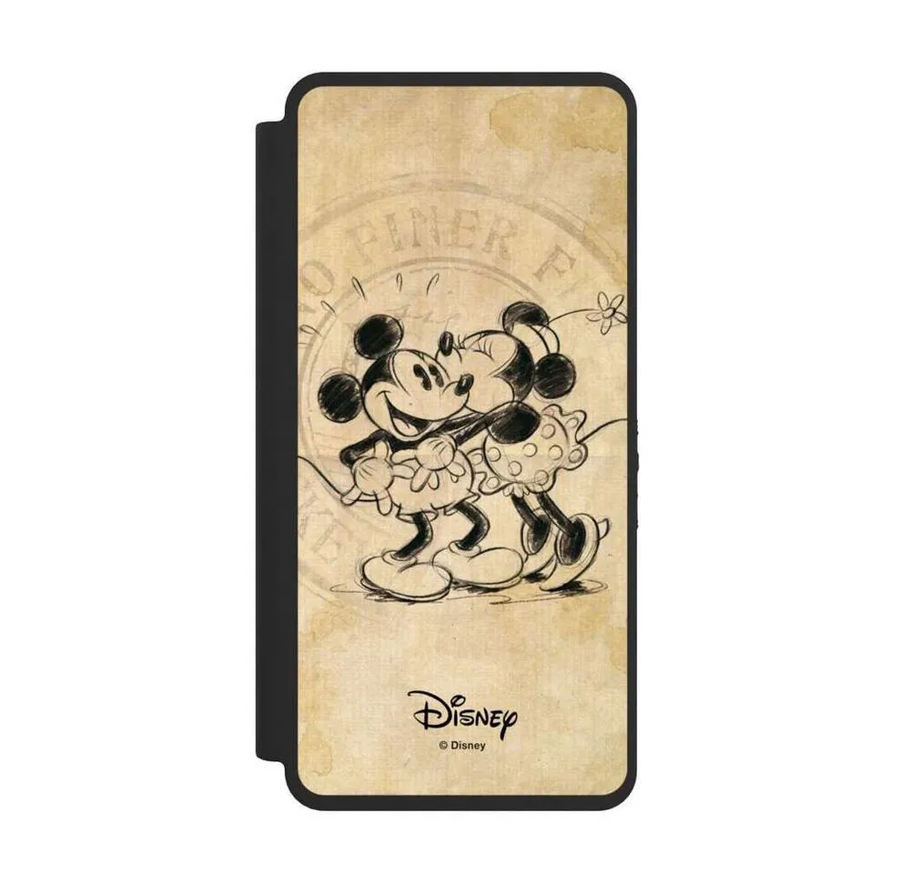 NIVOCASE Handyhülle Mickey Mouse Minnie Mouse Vintage Minnie&Mickey, Samsung Galaxy S26 Ultra Klapphülle Handyhülle aus Kunst Leder