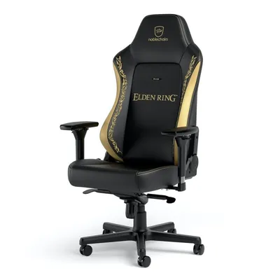 noblechairs NBL-HRO-PU-ERE Gaming-Stuhl PC-Gaming-Stuhl Gepolsterter Sitz Schwarz, Gold