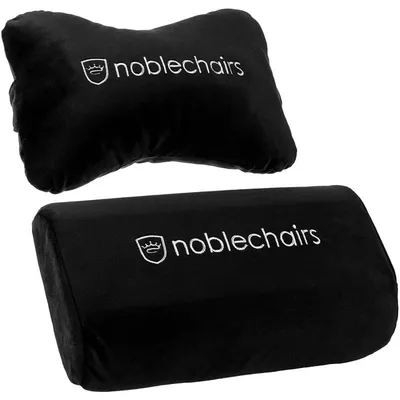 Noblechairs Kissenset für Epic/Icon/Hero Gaming-Stühle Schwarz