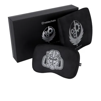 noblechairs Brotherhood of Steel Nackenkissen/Lendenkissen Schwarz 2 Stück(e)
