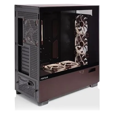 Gehäuse Full Tower Noctua FLUX PRO Schwarz/Holz ATX/EATX/ITX/mATX