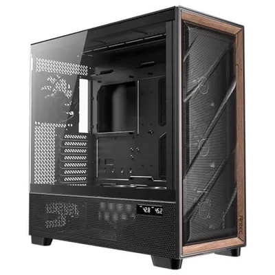 Gehäuse Full Tower Noctua FLUX PRO Schwarz/Holz ATX/EATX/ITX/mATX