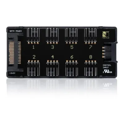 Lüftersteuerung Noctua NA-FH1 8 Anschlüsse 4-Pin Schwarz