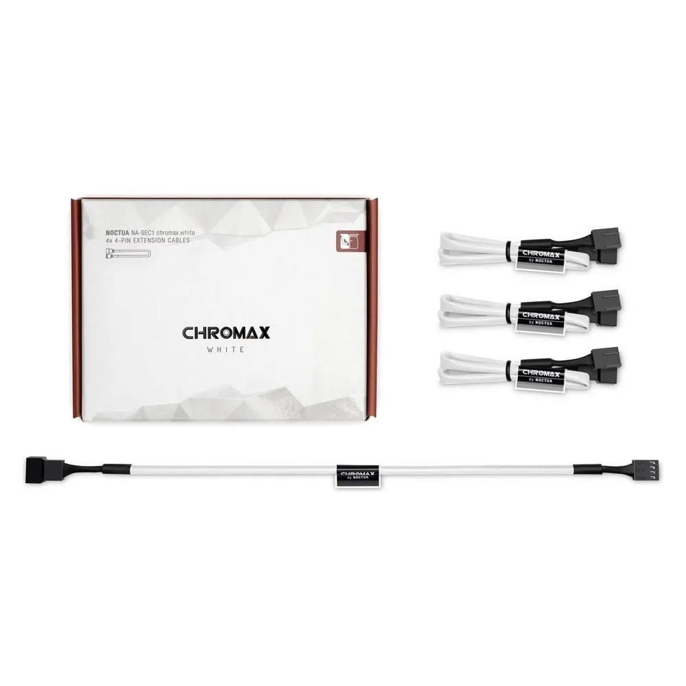 Verlängerungskabel Noctua NA-SEC1 Chromax White 30 cm 4-polig PWM