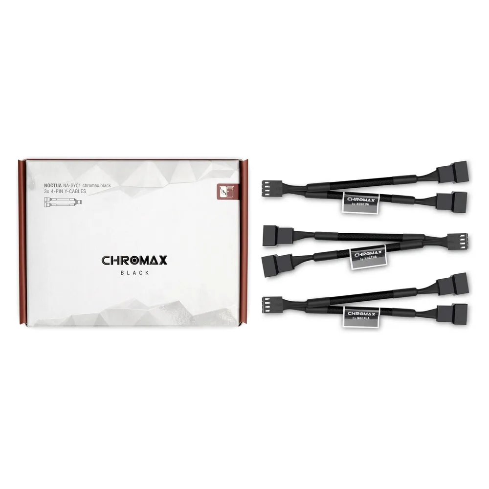 Noctua NA-SYC1 Chromax Kit Splitter Y Splitterkabel Schwarz