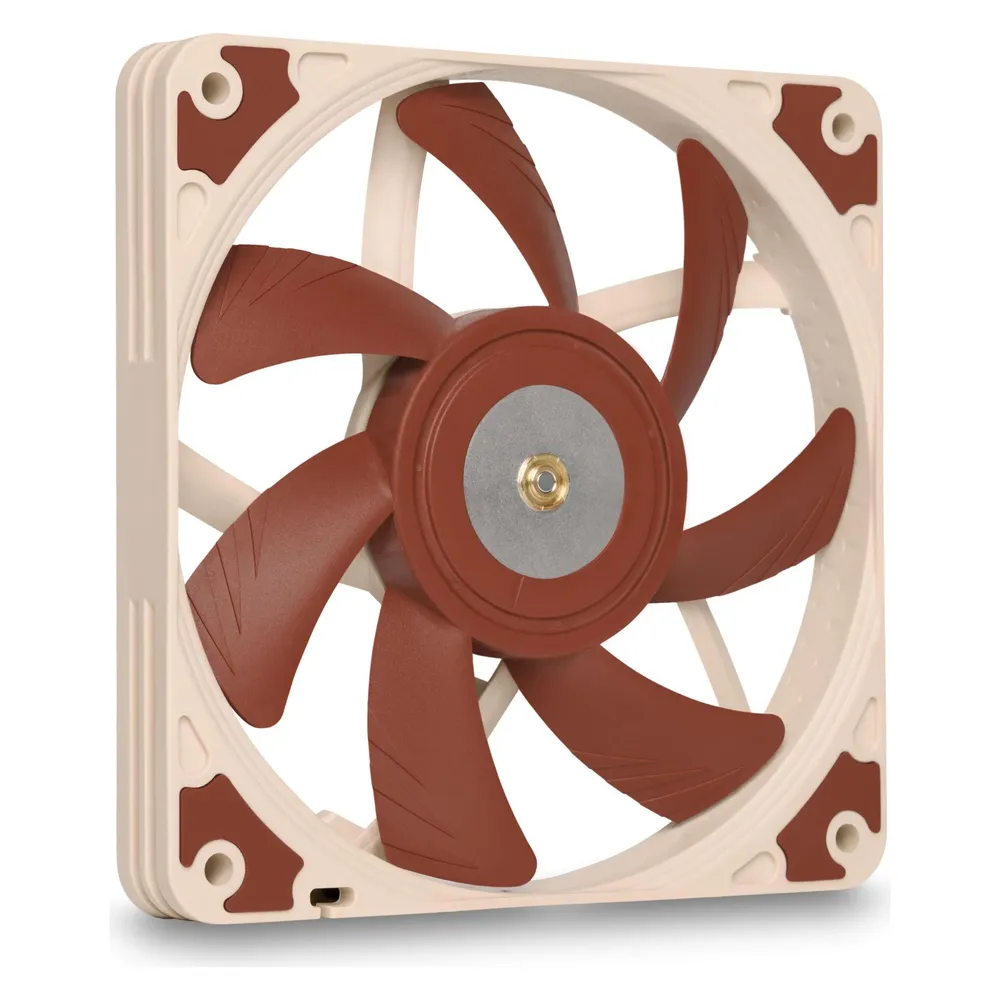 Noctua 120mm Luftkühlung NF-A12x15 FLX Geräuscharm Ultra Slim Adapter Geschwindigkeit