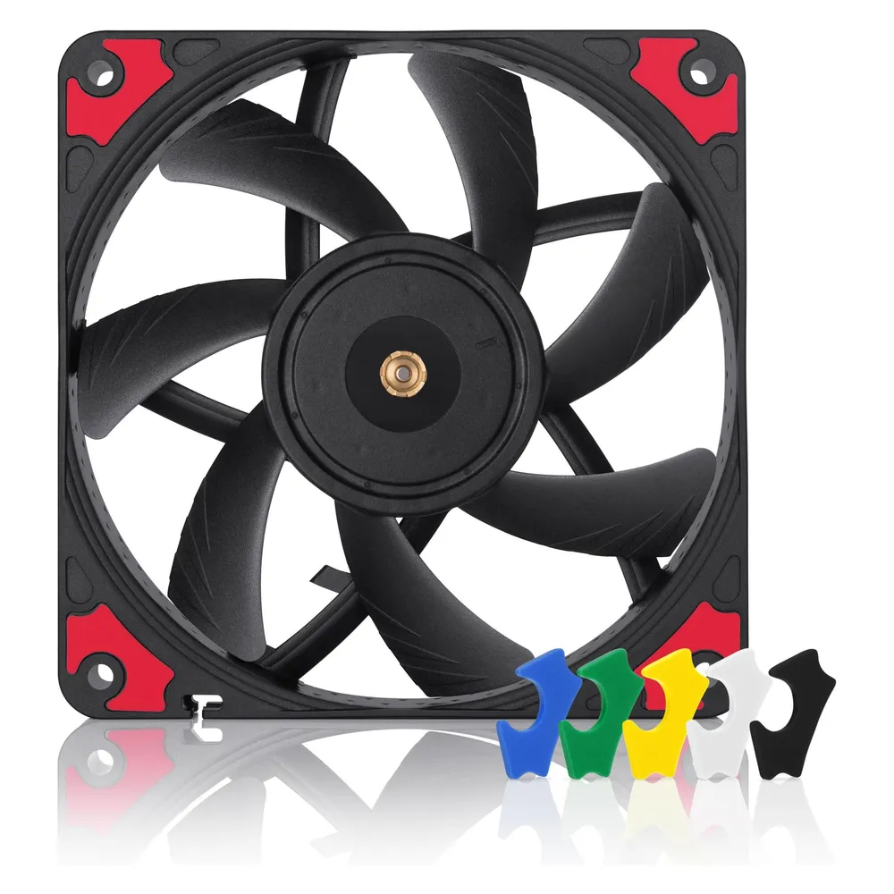 Noctua NF-A12x15 PWM Zusatzlüfter chromax.black.swap 120mm 1850RPM Anti-Vibration