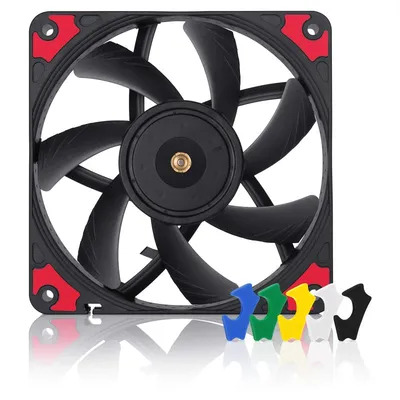 Noctua NF-A12x15 PWM Zusatzlüfter chromax.black.swap 120mm 1850RPM Anti-Vibration