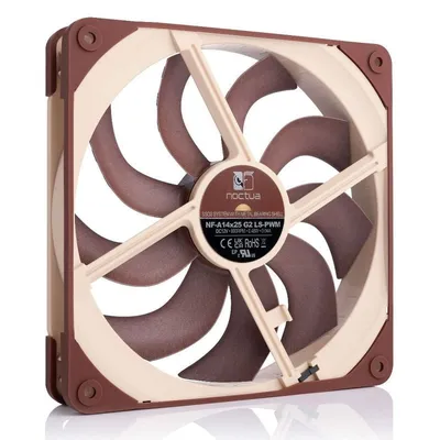 Noctua NF-A14X25 G2 LS-PWM 140 mm 800 U/min Ultra-leiser Premium-Zusatzlüfter