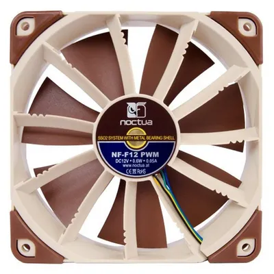 Noctua NF-P12 PWM Computerkühlsystem Computergehäuse Ventilator 12 cm Braun, Weiß 1 Stück(e)