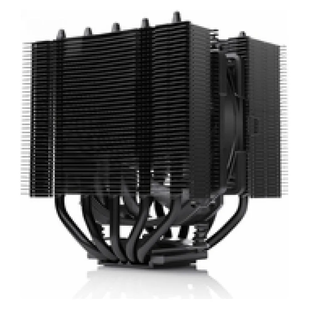 CPU-Kühler Noctua NH-D12L chromax.black 120 mm Schwarz PWM 145 mm Höhe