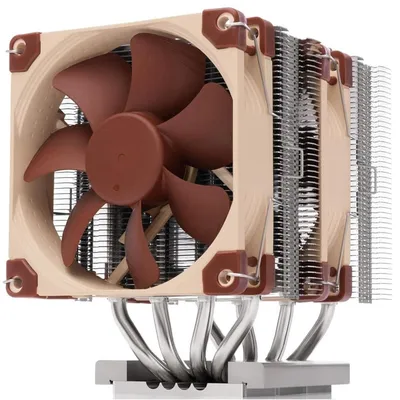 Noctua NH-D9 TR5-SP6 4U CPU-Lüfter für AMD Threadripper und Epyc 4 Pipes 2x90mm Braun