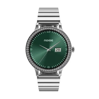 Noise Diva Araya Icónico Bluetooth 42mm Silber Elegantes Metall