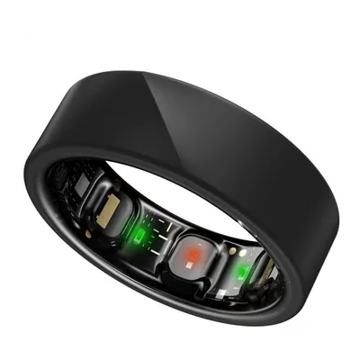 Anillo inteligente Noise Luna Ring Gen 2.0 Größe 8 Bluetooth Kompatibel mit App Schwarz