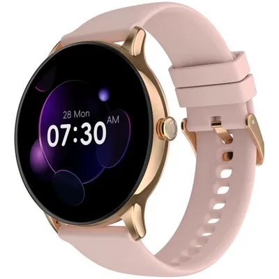Noise Twist Go Bluetooth Rose Pink Benachrichtigungen Fitness-Tracking Modernes Design