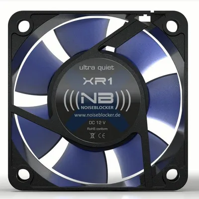 Noiseblocker BlackSilentFan XR1 Computergehäuse Ventilator 6 cm Schwarz